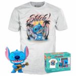 Funko Box: Lilo and Stitch - Stitch with Ukelele (Flocked) POP! with T-Shirt