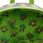 Loungefly Nickelodeon: Teenage Mutant Ninja Turtles Sewer Cap AOP Mini Backpack - Image 2
