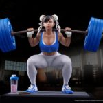 Street Fighter Premier Series Statue 1/4 Chun-Li Powerlifting 37 cm