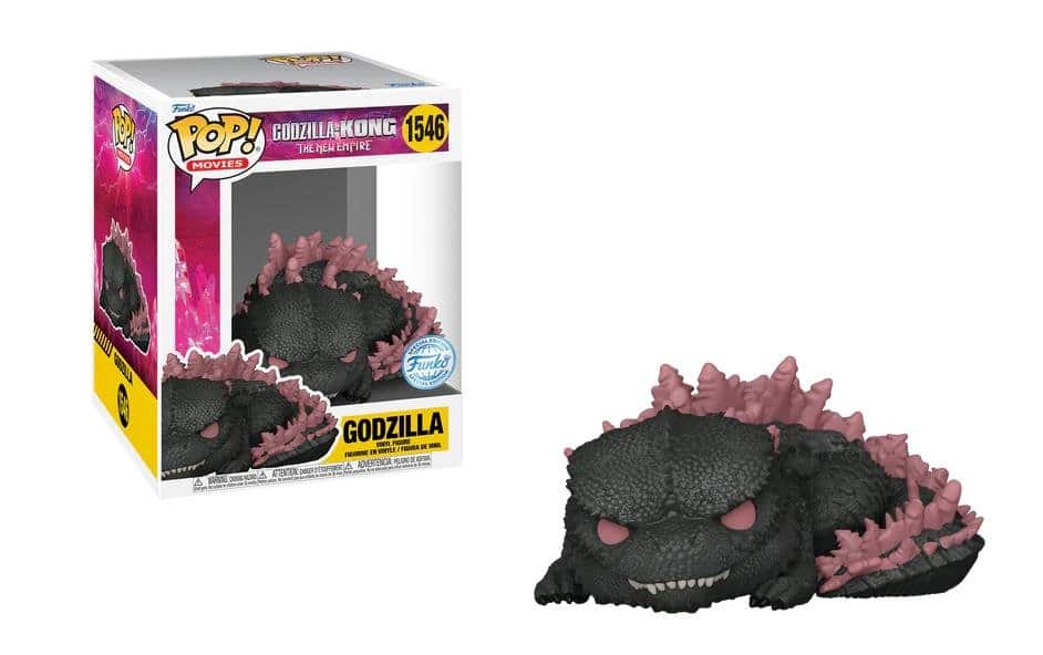 Funko Godzilla POP Movies Godzilla Exclusive 6 Vinyl Figure 239 Black White Super Sized Damaged Package