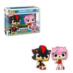 Funko POP! Sonic the Hedgehog - Shadow & Amy (Flocked) 2-Pack (Exclusive)