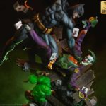 Sideshow - DC Comics Premium Format Statue Batman vs The Joker: Eternal Enemies 81 cm