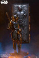 Sideshow Collectibles - Star Wars Premium Format Statue Boba Fett and Han Solo in Carbonite 70 cm