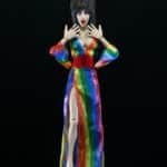 NECA - Elvira, Mistress of the Dark Clothed Action Figure Over the Rainbow Elvira 20 cm