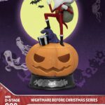 Beast Kingdom - The Nightmare Before Christmas Mini Diorama Stage PVC Figure Santa Jack 10 cm