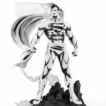 Pure Arts - Batman PX PVC Statue 1/8 SDCC 2024 Superman Black & White Version 30 cm