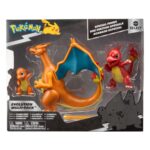 Jazwares - Pokémon Select Action Figures 3-Pack Evolution Charmander , Charmeleon , Charizard