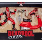 Deadpool Corps Marvel Legends Vehicle with Figure Deadpool with Scooter 15 cm