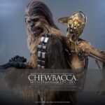Star Wars Episode V Movie Masterpiece Action Figure 1/6 Chewbacca with Disassembled C-3PO 36 cm