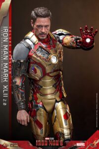Iron Man 3 Movie Masterpiece Diecast Action Figure 1/6 Iron Man Mark XLII (2.0) Deluxe 32 cm - Image 4