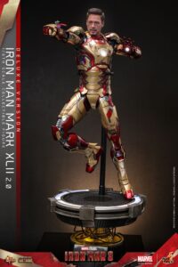 Iron Man 3 Movie Masterpiece Diecast Action Figure 1/6 Iron Man Mark XLII (2.0) Deluxe 32 cm - Image 12