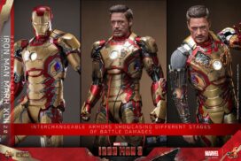 Iron Man 3 Movie Masterpiece Diecast Action Figure 1/6 Iron Man Mark XLII (2.0) Deluxe 32 cm - Image 9