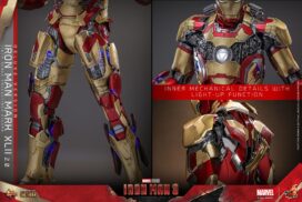 Iron Man 3 Movie Masterpiece Diecast Action Figure 1/6 Iron Man Mark XLII (2.0) Deluxe 32 cm - Image 8