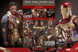 Iron Man 3 Movie Masterpiece Diecast Action Figure 1/6 Iron Man Mark XLII (2.0) Deluxe 32 cm - Image 6