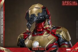 Iron Man 3 Movie Masterpiece Diecast Action Figure 1/6 Iron Man Mark XLII (2.0) Deluxe 32 cm - Image 5