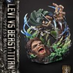 Attack on Titan Ultimate Premium Masterline Series Statue 1/4 Levi Versus Beast Titan Bonus Version 73 cm
