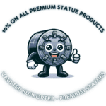 Vaulted Supporter - Premium Statues