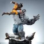 Marvel Statue Grey Hulk vs Wolverine 58 cm