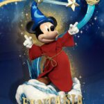 Disney Classic Dynamic 8ction Heroes Action Figure 1/9 Mickey Fantasia Deluxe Version 21 cm