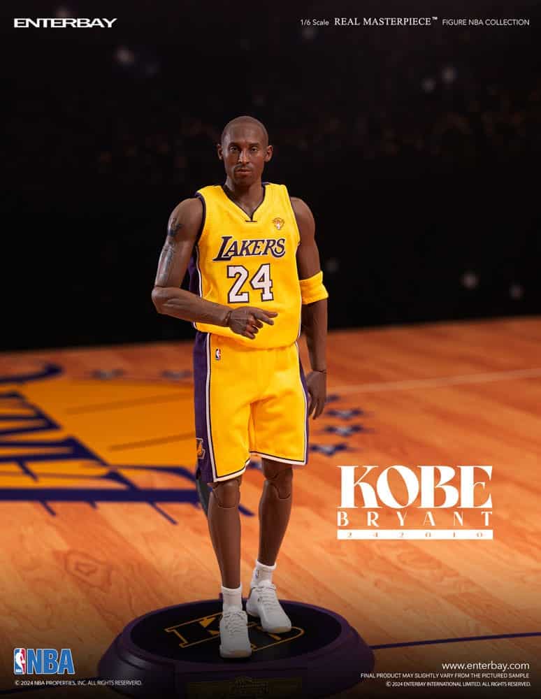 x_enbarm-1098 NBA Collection Real Masterpiece Actionfigur 1/6 Kobe Bryant 242010 Limited Edtition 30 cm - Image 1