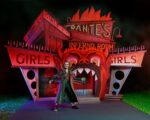 Beetlejuice (1988) Diorama Trenchcoat with Spikes Inferno Room Deluxe Set - Image 2