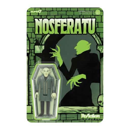 x_sup7-re-nsfr-10528 Nosferatu ReAction Action Figure Nosferatu (Film Poster) 10 cm - Image 1