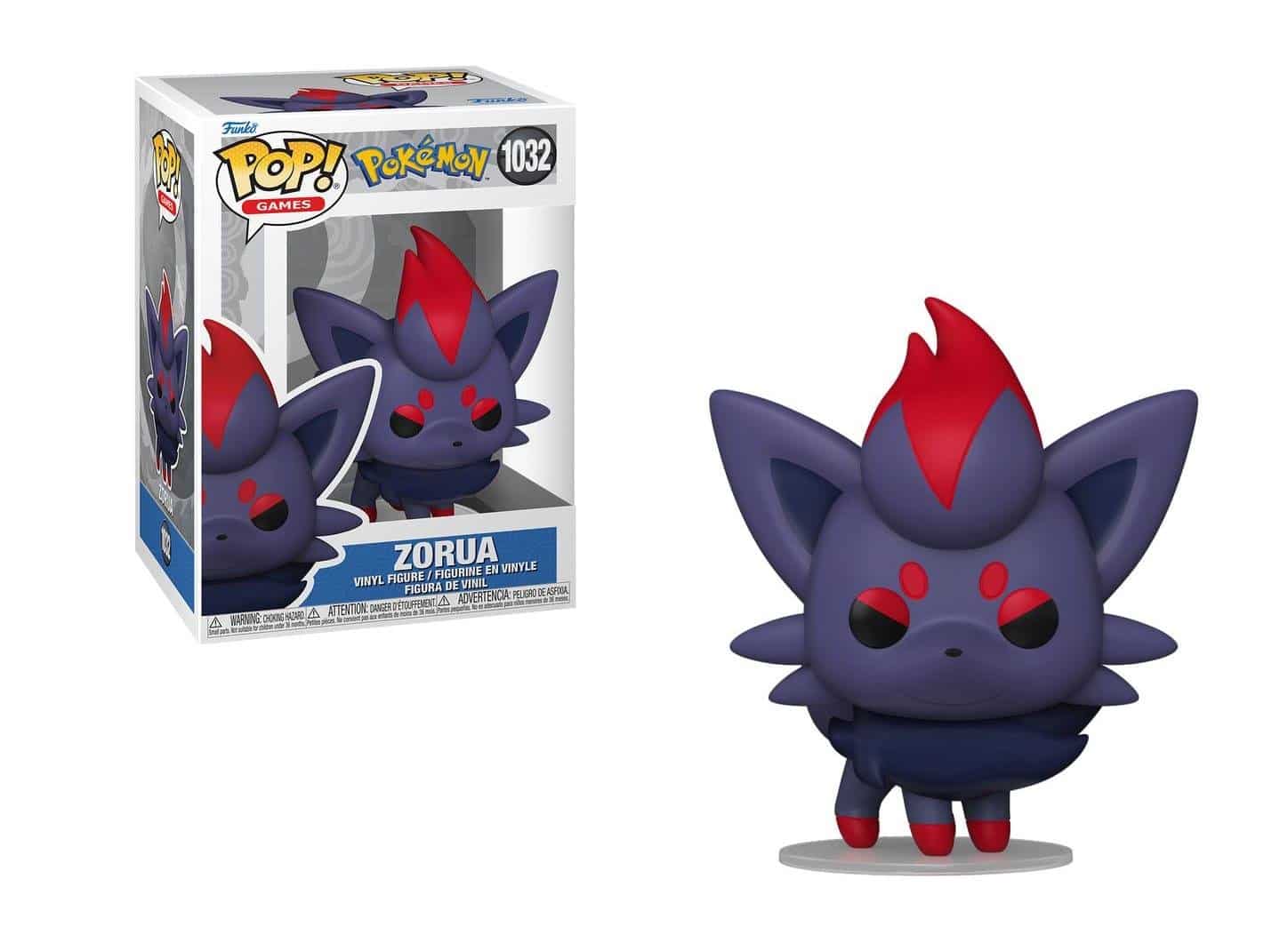 330606-0-0000-figoura-funko-pop-pokemon-zorua-1032 Funko POP! Pokemon - Zorua #1032 - Image 1