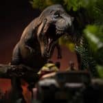Jurassic Park Demi Art Scale Statue 1/20 T-Rex Chase 30 cm - Image 5