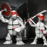 Teenage Mutant Ninja Turtles (Mirage Comics) Action Figures 2-Pack Black and White First Turtles 18 cm