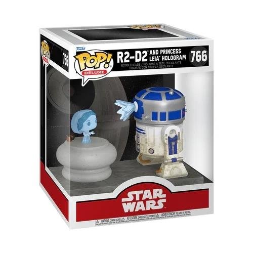 336452-0-0000-figoura-funko-pop-deluxe-star-wars-r2-d2-and-princess-leia-hologram-766 Funko POP! Deluxe: Star Wars - R2-D2 and Princess Leia Hologram #766 - Image 1