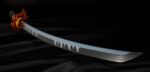Demon Slayer: Kimetsu no Yaiba Proplica Replica 1/1 Nichirin Sword (Tanjiro Kamado) Kyojuro Rengoku´s Sword Gueard Ver. 88 cm - Image 5