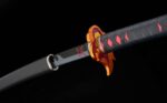 Demon Slayer: Kimetsu no Yaiba Proplica Replica 1/1 Nichirin Sword (Tanjiro Kamado) Kyojuro Rengoku´s Sword Gueard Ver. 88 cm - Image 4