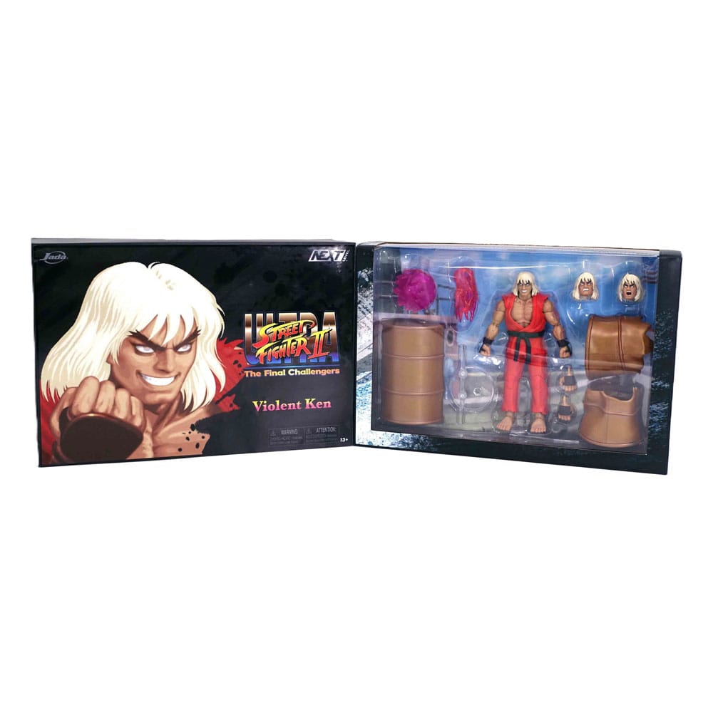x_jada35552 Ultra Street Fighter II: The Final Challengers Action Figure 1/12 Violent Ken Next Level SDCC 2024 Exclusive 15 cm - Image 1