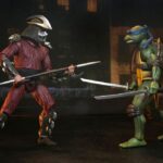 Teenage Mutant Ninja Turtles (1990 Movie) Action Figure Roof Top Battle Shredder vs Leo 18 cm