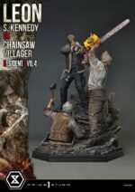Resident Evil 4 Ultimate Premium Masterline Series Statue 1/4 Leon S. Kennedy vs. Chainsaw Villager Bonus Ver. 76 cm - Image 2