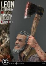 Resident Evil 4 Ultimate Premium Masterline Series Statue 1/4 Leon S. Kennedy vs. Chainsaw Villager Bonus Ver. 76 cm - Image 12