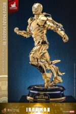 Iron Man Movie Masterpiece Diecast Action Figure 1/6 Iron Man Mark III (Gold Color Version) Hot Toys Exclusive 33 cm - Image 3