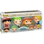 Funko POP! One Piece - Monkey D. Luffy, Roronoa Zoro, Nami, Sanji 4-Pack (Exclusive)
