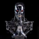 The Terminator The Real Series Life Size Bust T-800 Endoskeleton Skull 50 cm