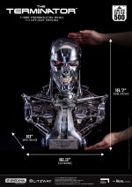 The Terminator The Real Series Life Size Bust T-800 Endoskeleton Skull 50 cm - Image 8