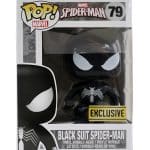 Funko Pop Black Suit Spider-Man #79 (Exclusive Vaulted)