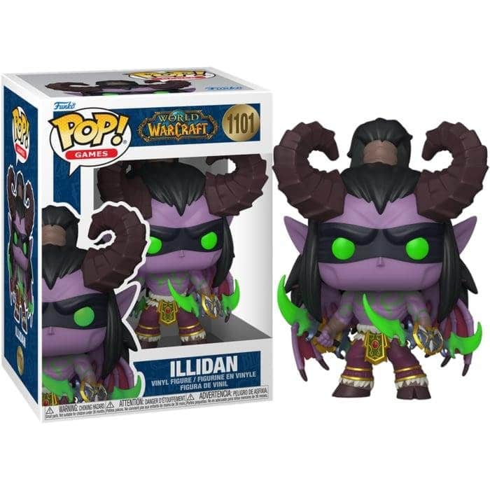 356127-0-0000-figoura-funko-pop-world-of-warcraft-illidan-1101 Funko POP! World of Warcraft - Illidan #1101 - Image 1