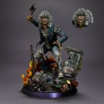 Iron Maiden Art Scale Statue 1/10 Eddie 50th Year Anniversary 22 cm - Image 2