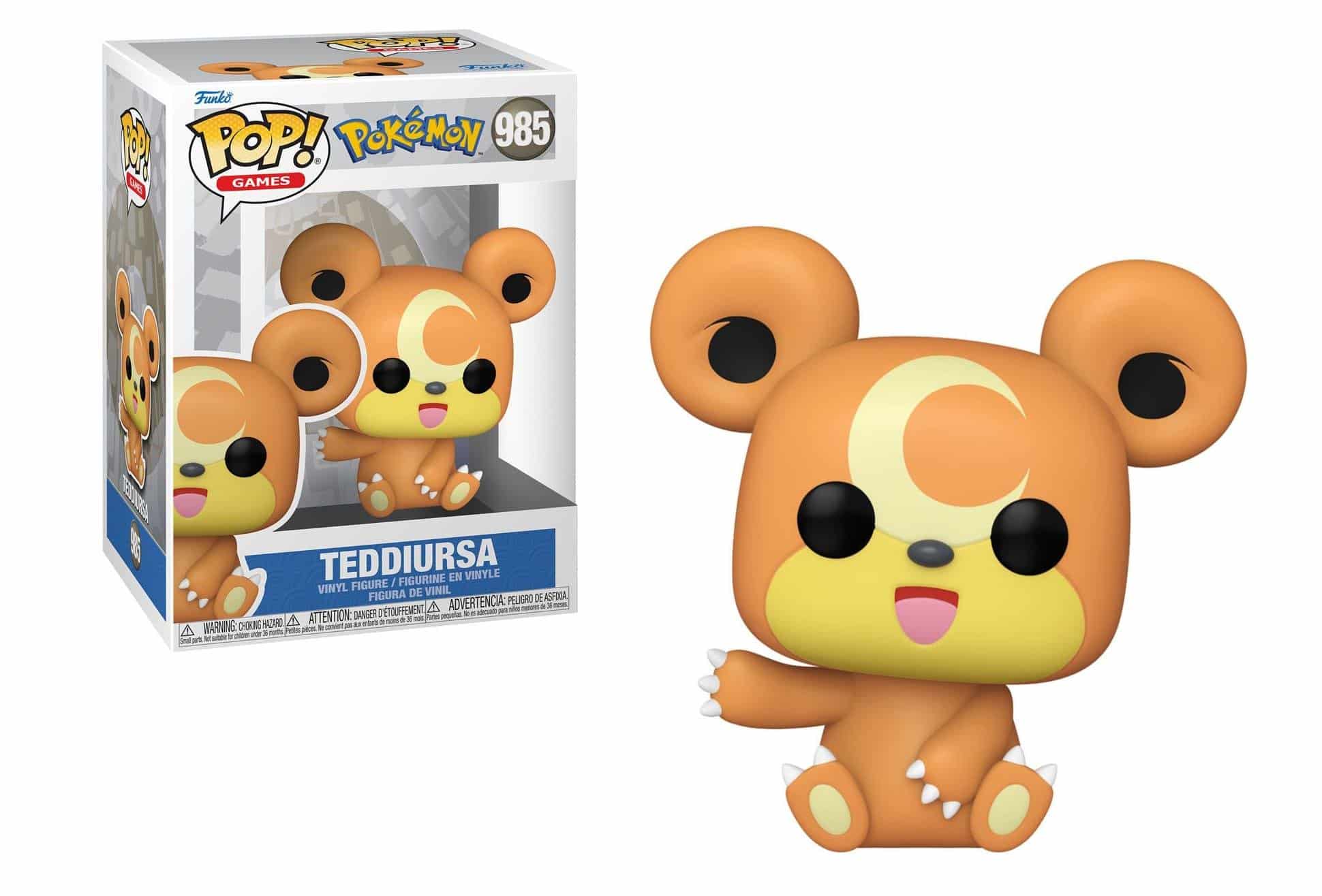 297711-0-0000-figoura-funko-pop-pokemon-teddiursa-985 Funko POP! Pokemon - Teddiursa #985 - Image 1