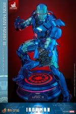 Iron Man Movie Masterpiece Diecast Action Figure 1/6 Iron Man Mark III (Stealth Mode Ver.) 2.0 Hot Toys Exclusive 33 cm - Image 6