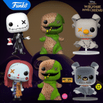 Funko POP! The Nightmare Before Christmas - Bundle x 4 Funko Pops (All Common Pops Pictured)