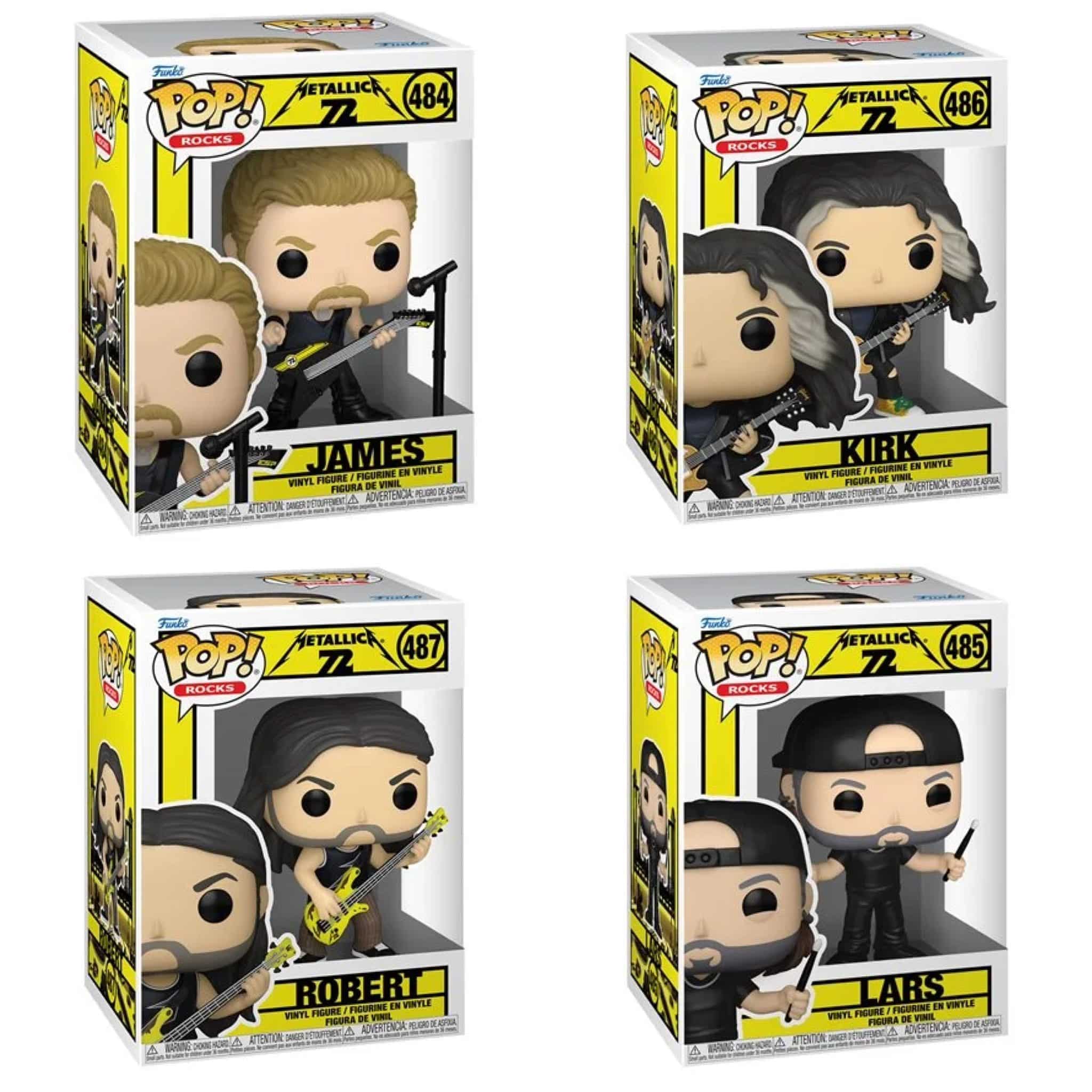 G1dnrZNWoAAIB7l Funko POP! Rocks: Metallica (72 Seasons) - Bundle x 4 Funko Pops - Image 1