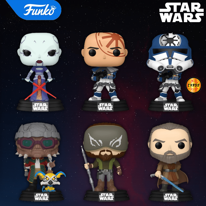 G1n7eryWsAEPiKC Funko POP! Star Wars - Bundle x 5 Funko Pops (All Common Pops) - Image 1