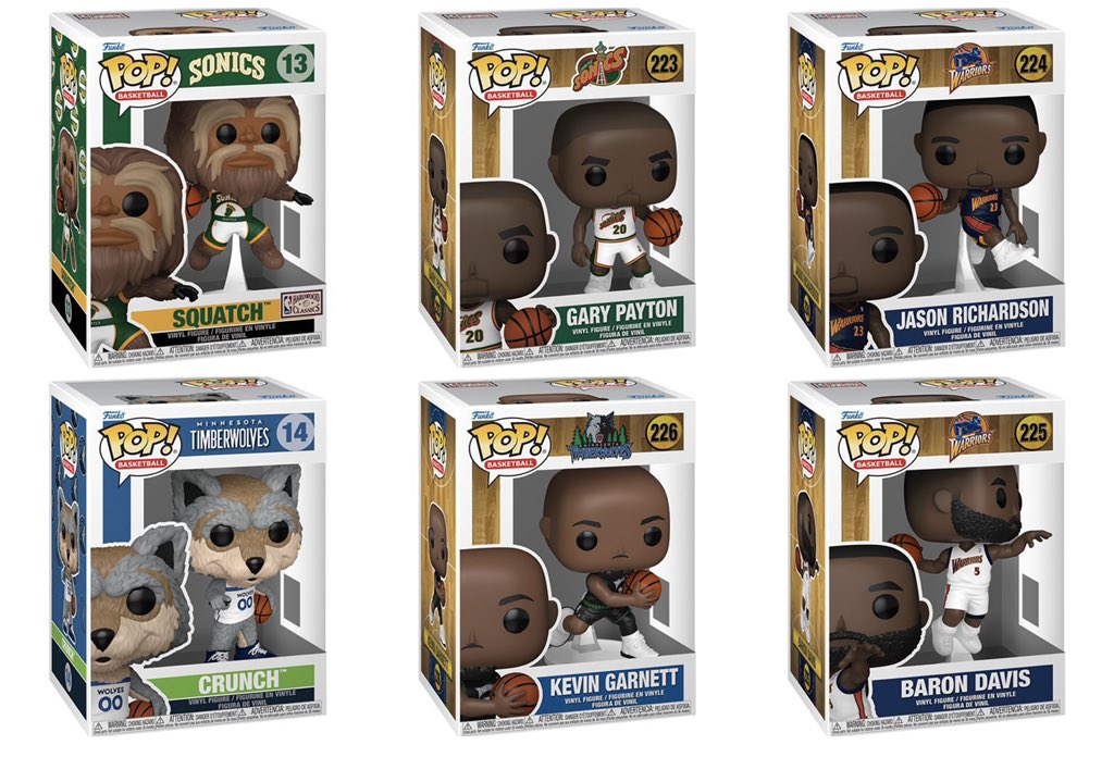 G2wCPqbXwAAMt6E Funko POP! NBA: Legends - Bundle x 6 Funko Pops - Image 1