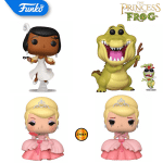 Funko POP! Disney: The Princess and The Frog - Bundle x 3 Funko Pops (Excluding Chase)